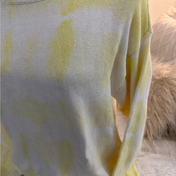 Elizabeth and James Yellow Tie-Dye Sweater - Picture 5 of 12